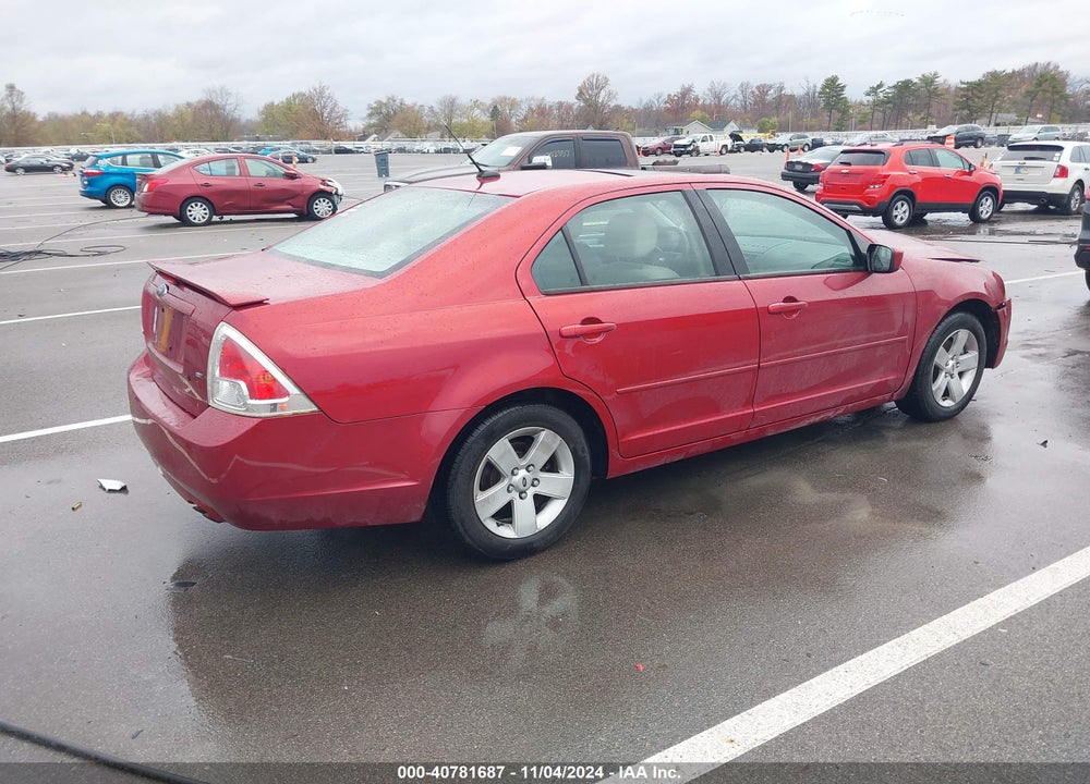 2008 FORD FUSION SE VIN: 3FAHP07Z58R270040