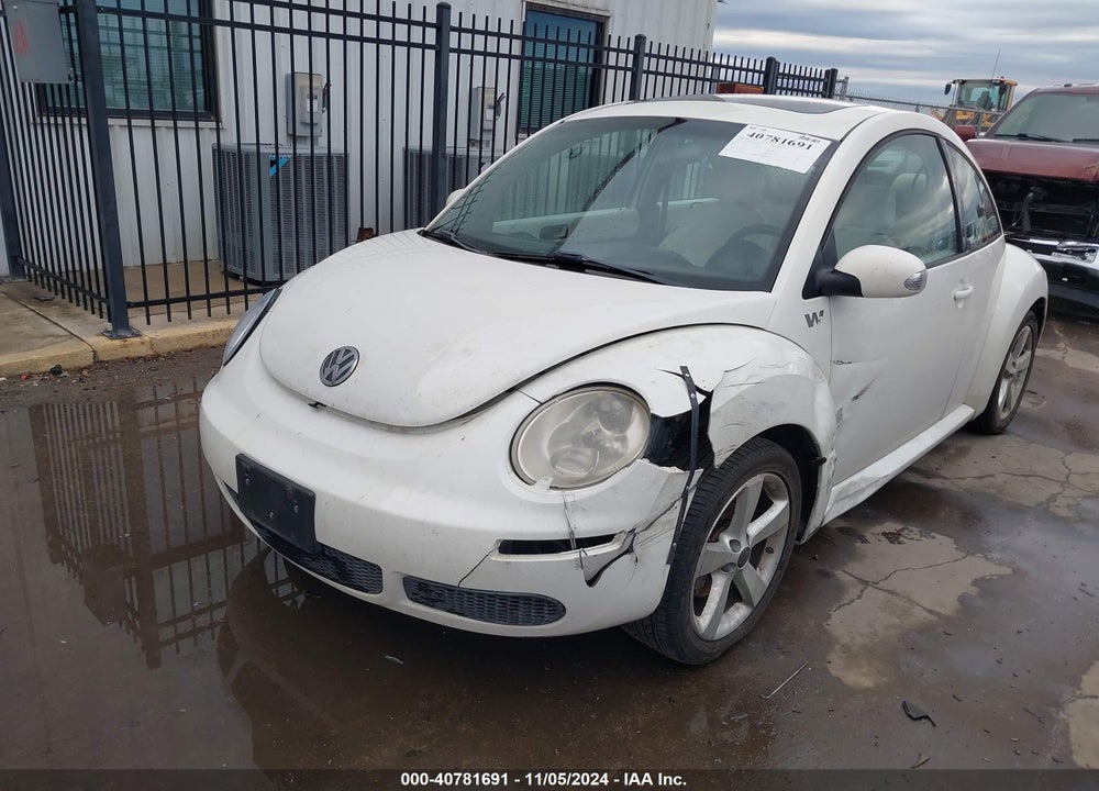2008 VOLKSWAGEN NEW BEETLE COUPE BLACK TIE EDITION/TRIPLE WHITE VIN: 3VWFG31C78M524056