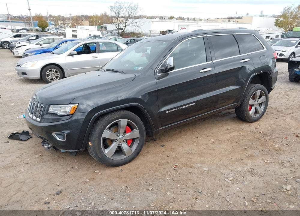 2014 JEEP GRAND CHEROKEE OVERLAND VIN: 1C4RJFCG4EC554504