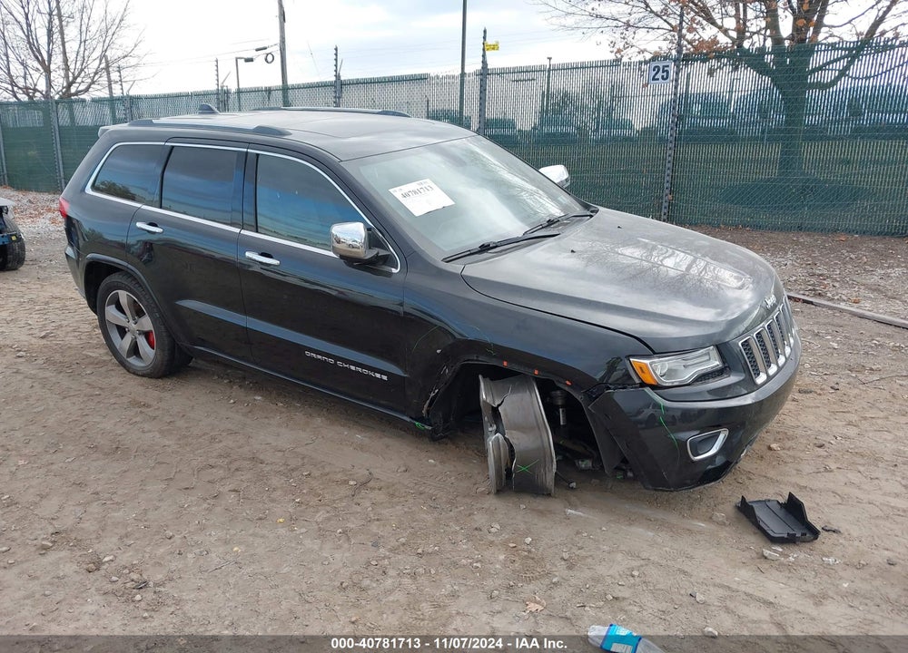 2014 JEEP GRAND CHEROKEE OVERLAND VIN: 1C4RJFCG4EC554504