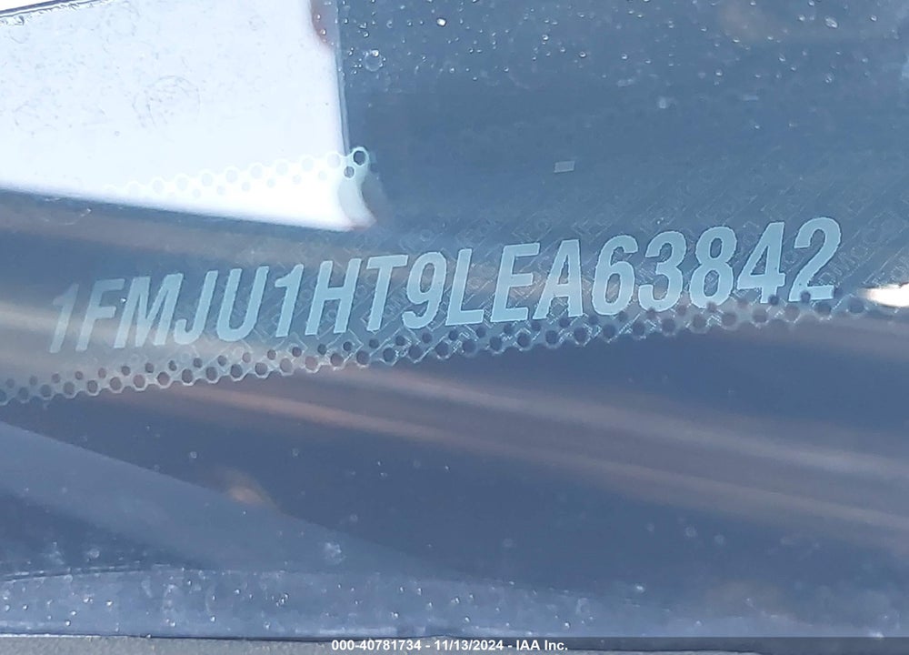 2020 FORD EXPEDITION XLT VIN: 1FMJU1HT9LEA63842