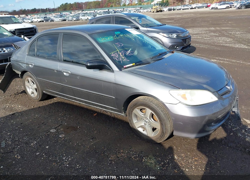 2005 HONDA CIVIC LX VIN: 2HGES16675H612217