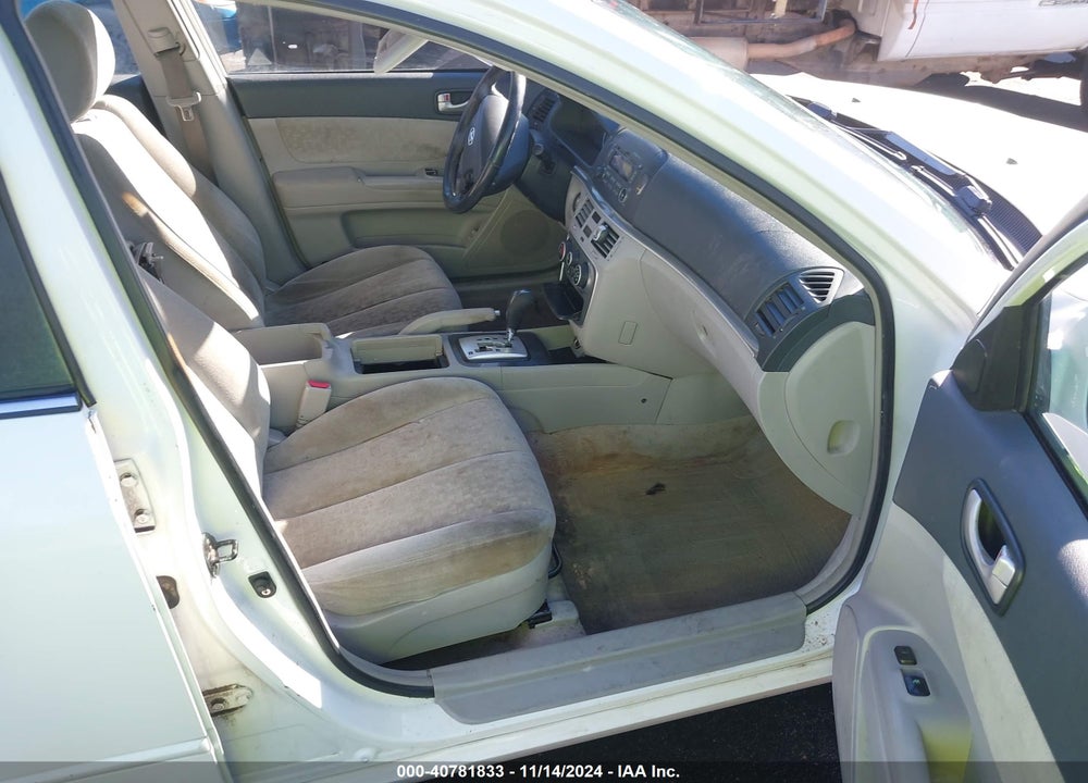 2007 HYUNDAI SONATA GLS VIN: 5NPET46C67H236204