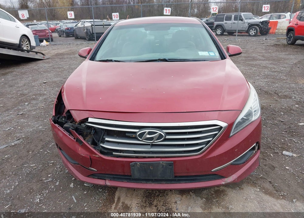 2016 HYUNDAI SONATA SE VIN: 5NPE24AF9GH314849