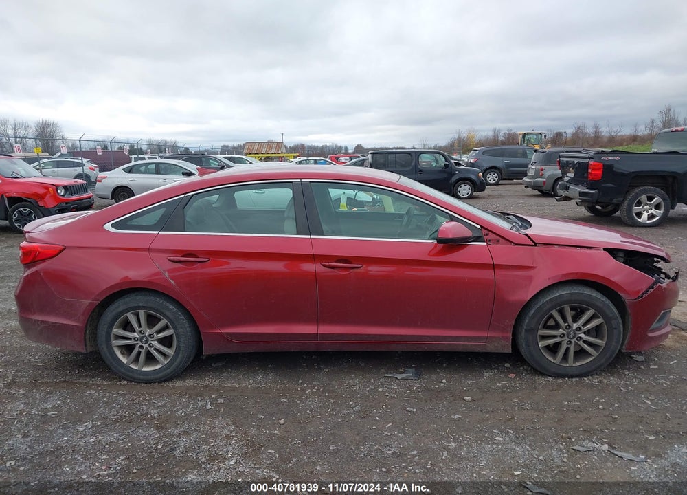 2016 HYUNDAI SONATA SE VIN: 5NPE24AF9GH314849