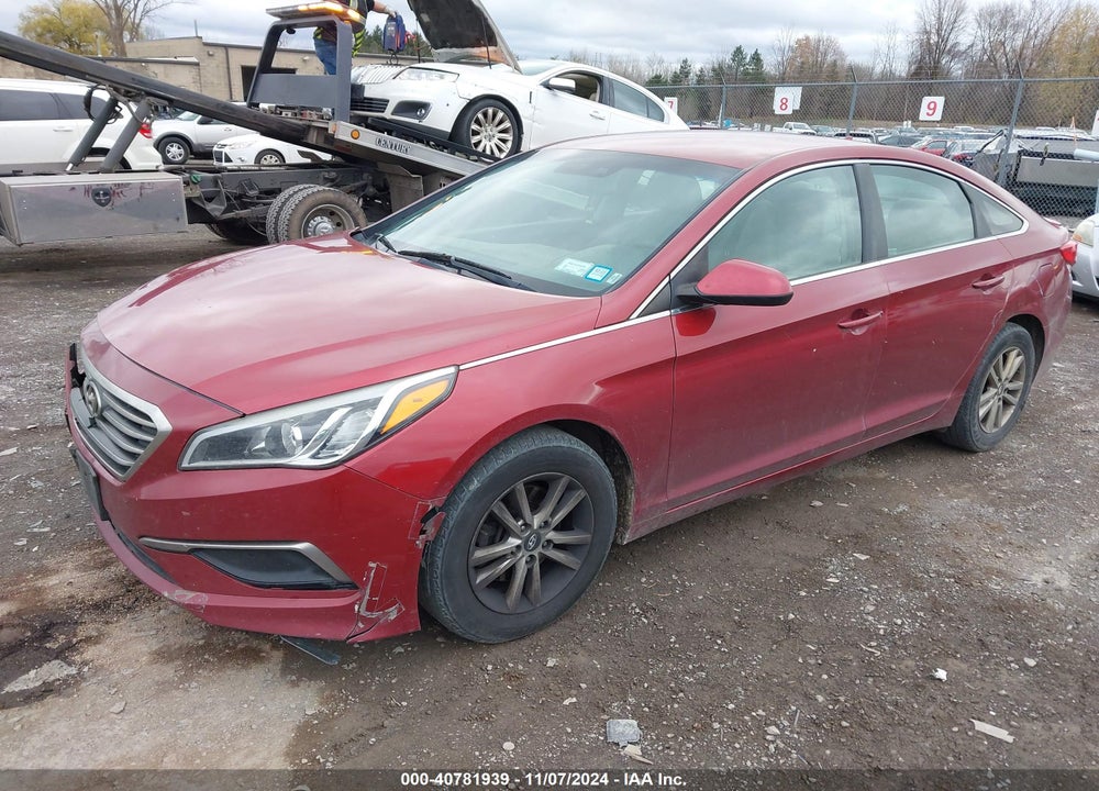 2016 HYUNDAI SONATA SE VIN: 5NPE24AF9GH314849