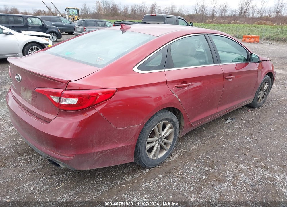 2016 HYUNDAI SONATA SE VIN: 5NPE24AF9GH314849