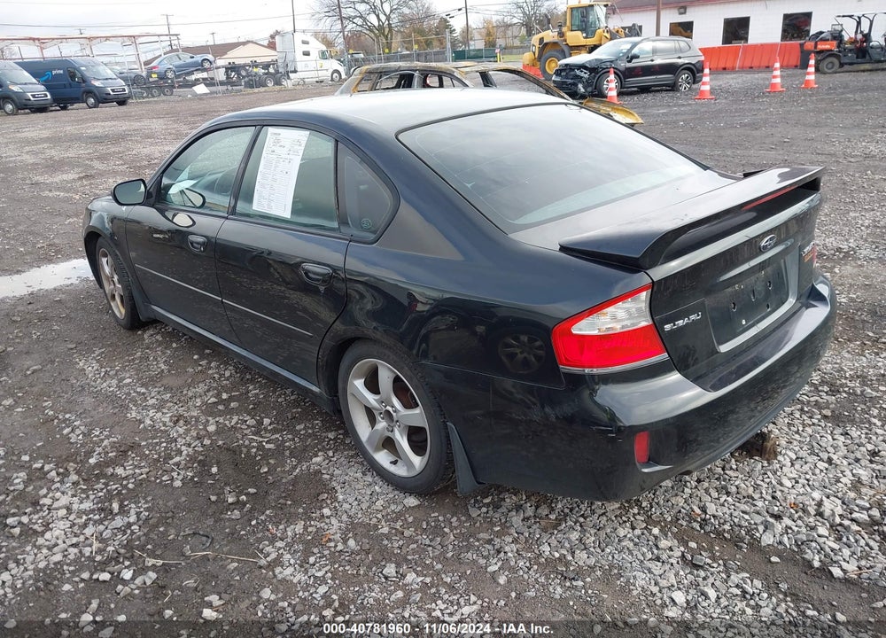 2009 SUBARU LEGACY 2.5I VIN: 4S3BL616X97228307