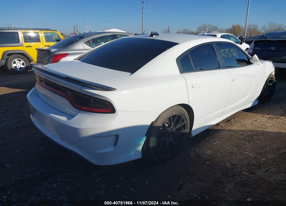2018 DODGE CHARGER R/T SCAT PACK RWD VIN: 2C3CDXGJ8JH328745