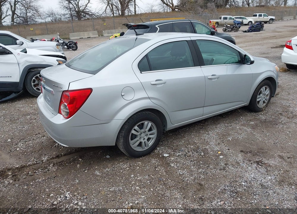 2014 CHEVROLET SONIC LT AUTO VIN: 1G1JC5SH4E4190616