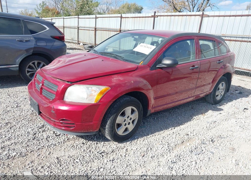 2009 DODGE CALIBER SE VIN: 1B3HB28A89D220550