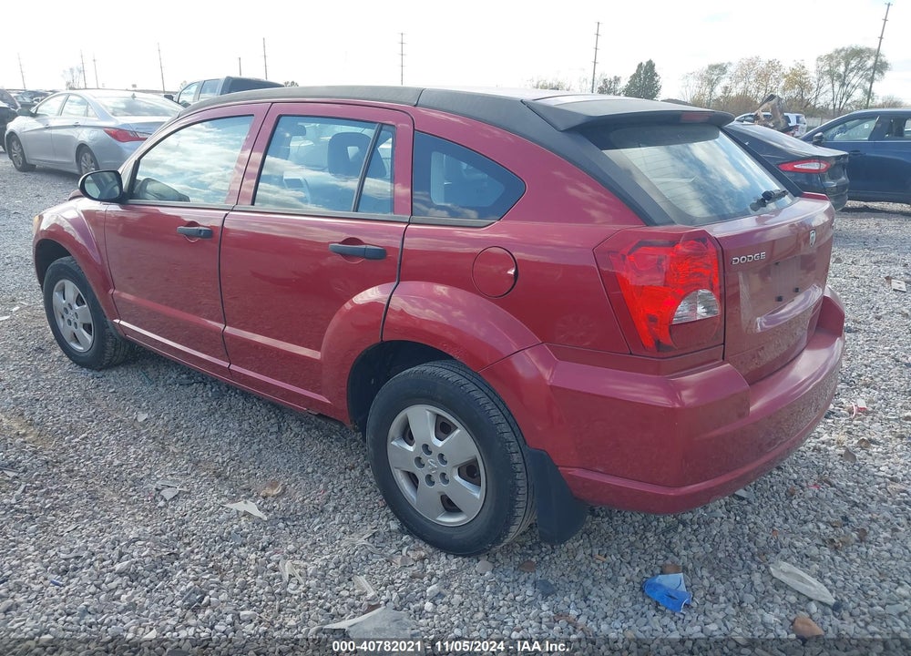 2009 DODGE CALIBER SE VIN: 1B3HB28A89D220550