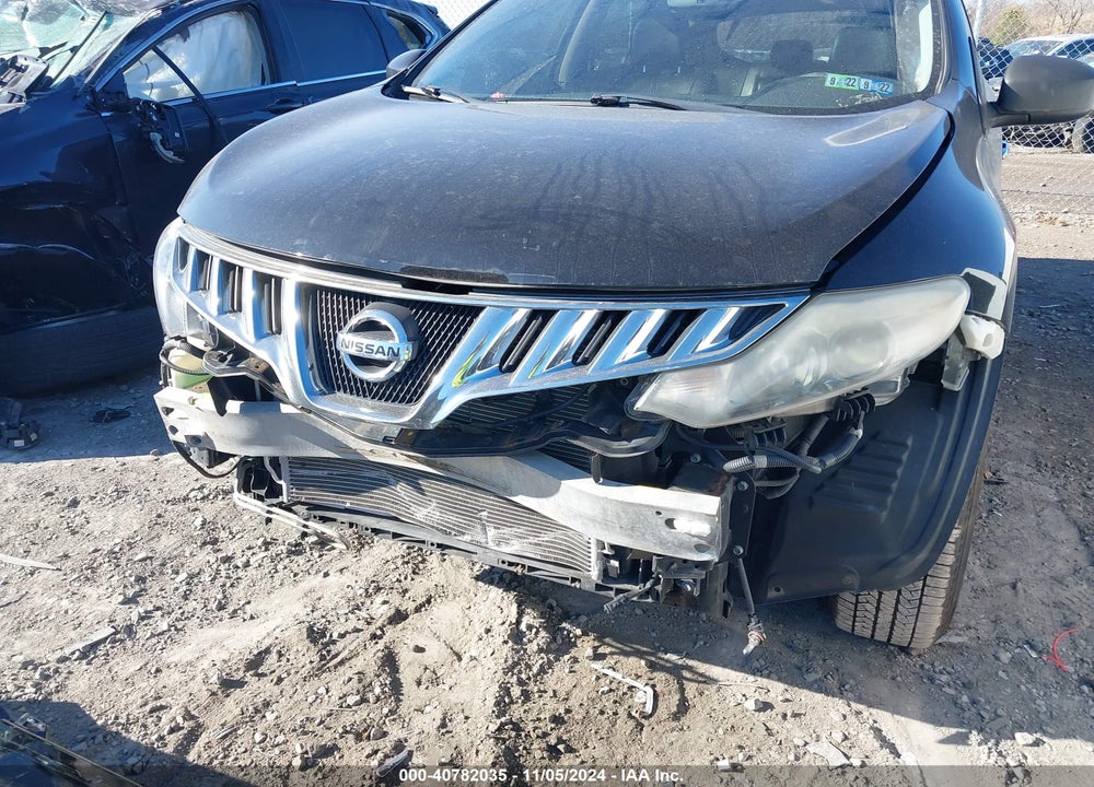 2009 NISSAN MURANO SL VIN: JN8AZ18W99W209230