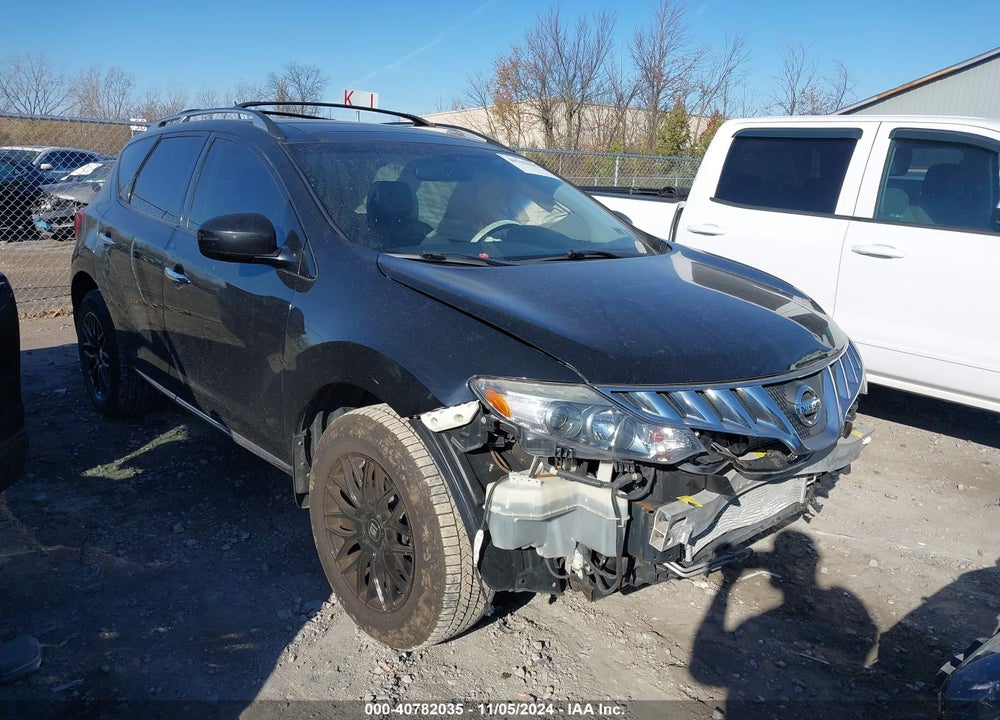 2009 NISSAN MURANO SL VIN: JN8AZ18W99W209230