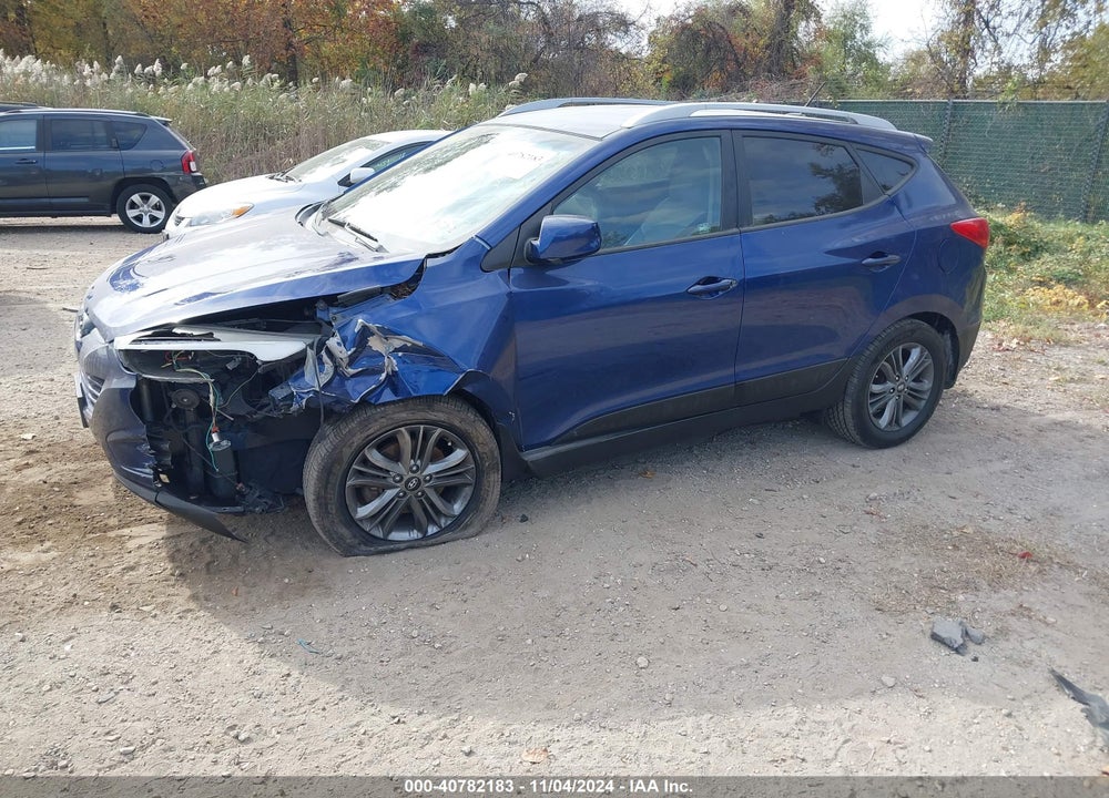 2014 HYUNDAI TUCSON SE VIN: KM8JUCAG6EU815479