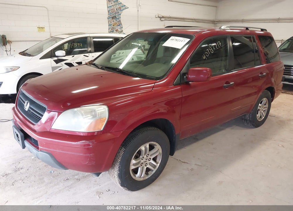 2005 HONDA PILOT EX-L VIN: 5FNYF18525B007550