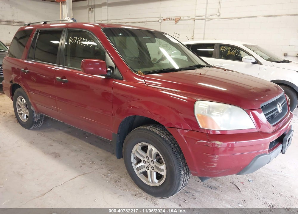 2005 HONDA PILOT EX-L VIN: 5FNYF18525B007550