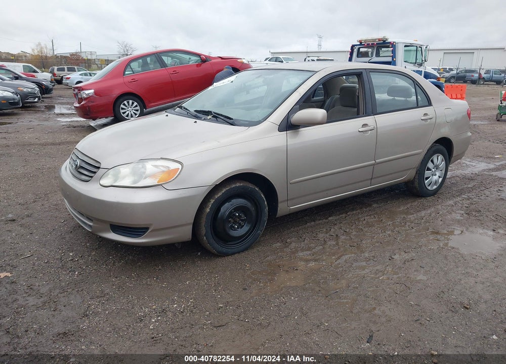 2004 TOYOTA COROLLA LE VIN: 2T1BR38E94C183555