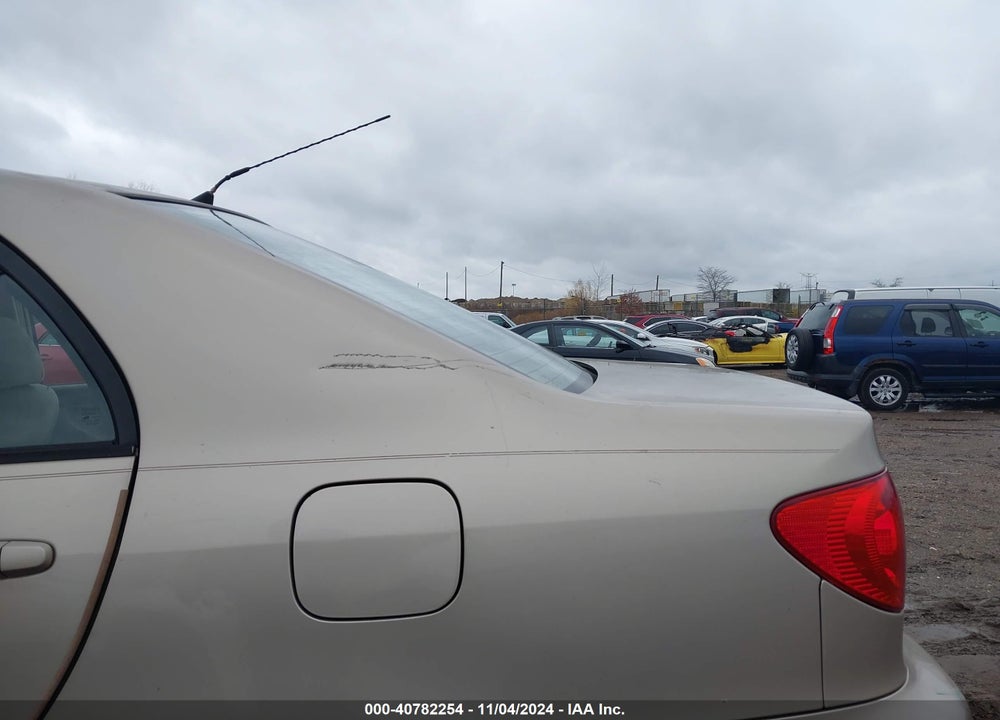 2004 TOYOTA COROLLA LE VIN: 2T1BR38E94C183555