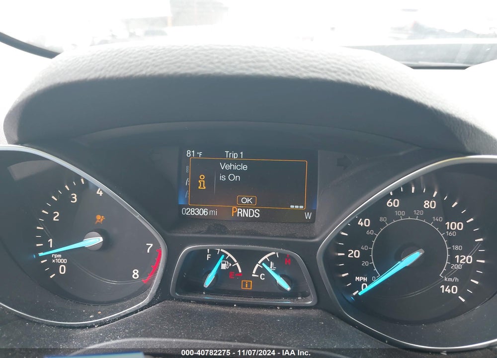 2019 FORD ESCAPE S VIN: 1FMCU0F75KUB94764