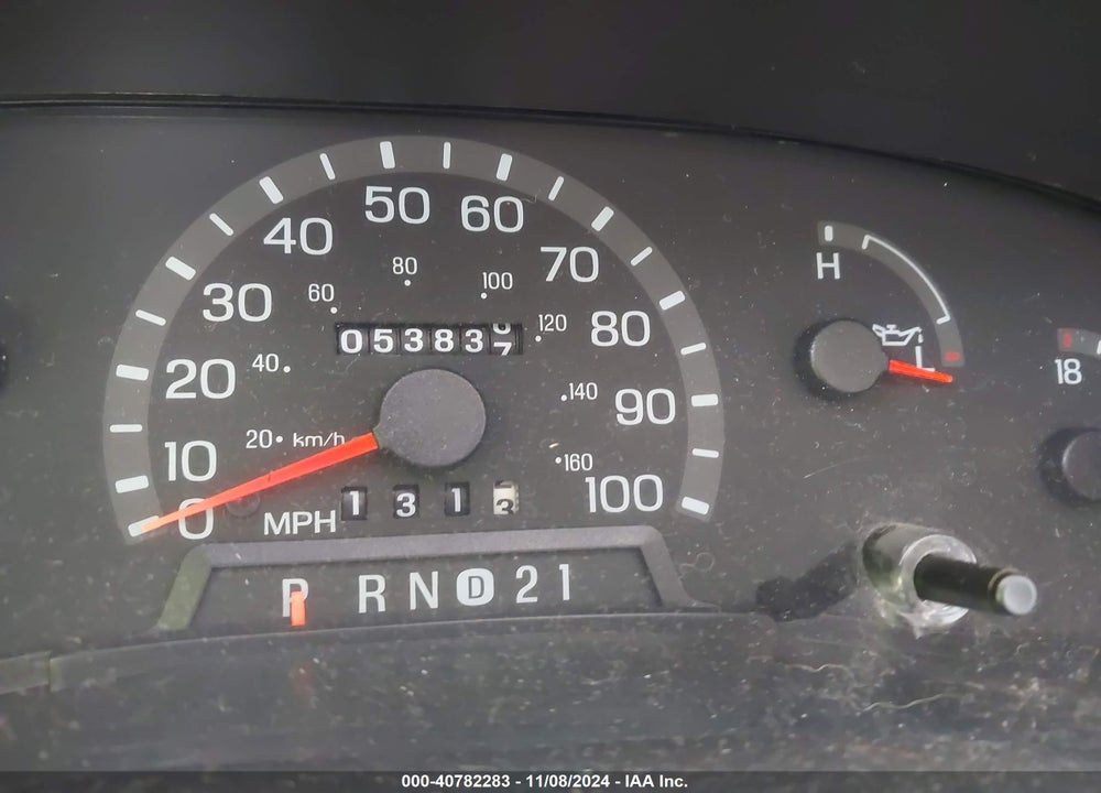 2000 FORD E-450 CUTAWAY STANDARD VIN: 1FDXE45S2YHB92385