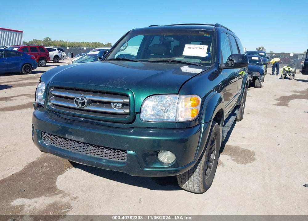 2003 TOYOTA SEQUOIA LIMITED V8 VIN: 5TDZT38AX3S144914