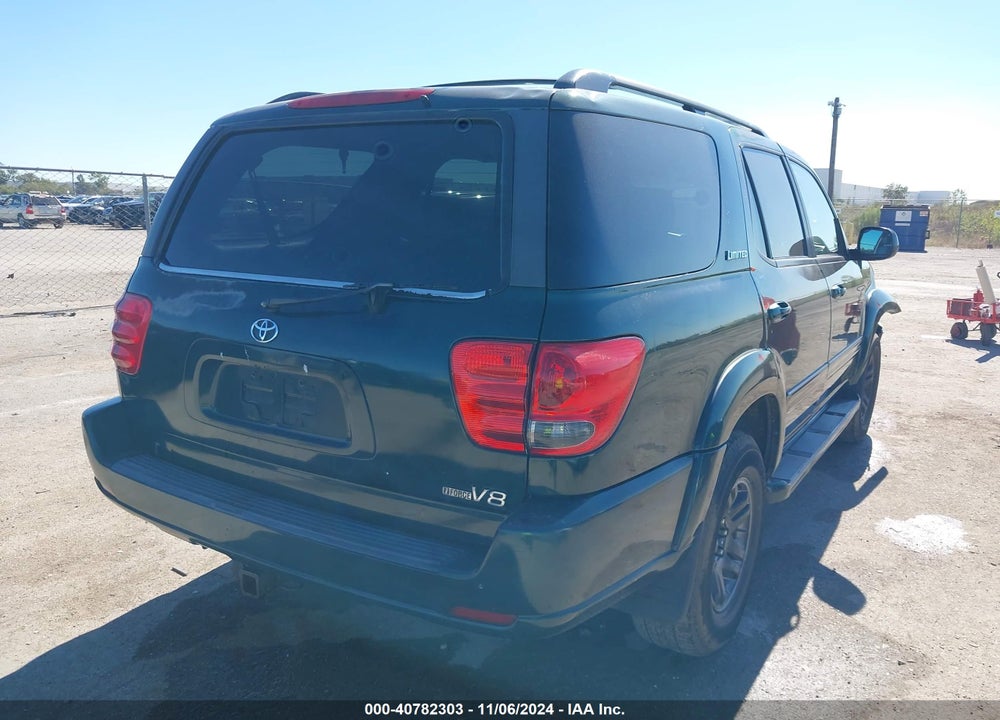2003 TOYOTA SEQUOIA LIMITED V8 VIN: 5TDZT38AX3S144914