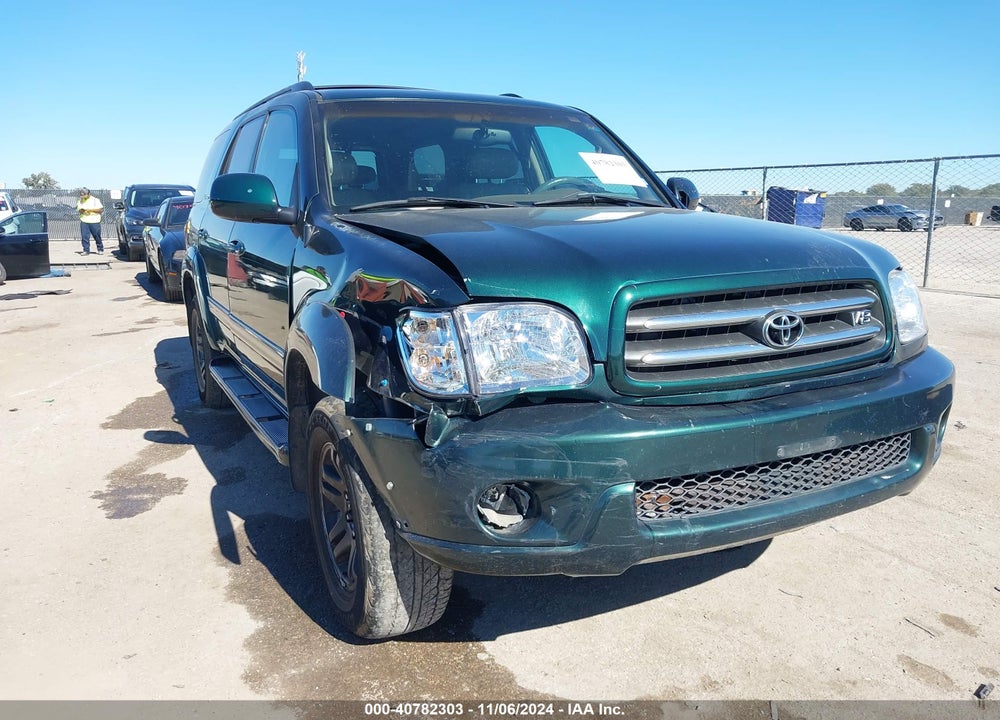 2003 TOYOTA SEQUOIA LIMITED V8 VIN: 5TDZT38AX3S144914