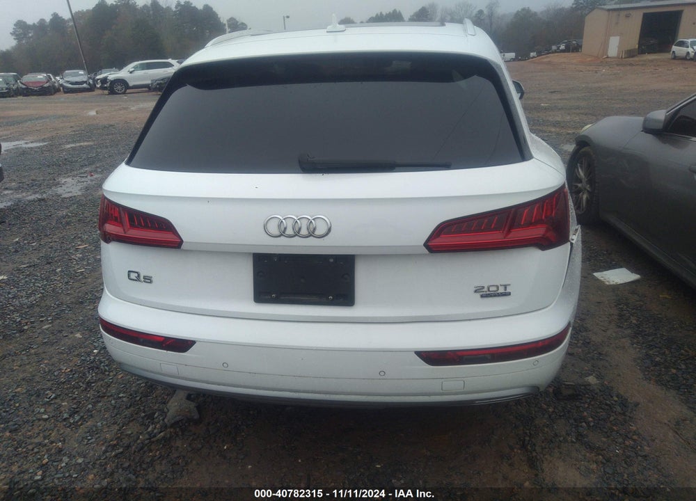 2018 AUDI Q5 2.0T PREMIUM/2.0T TECH PREMIUM VIN: WA1BNBFY6J2033989