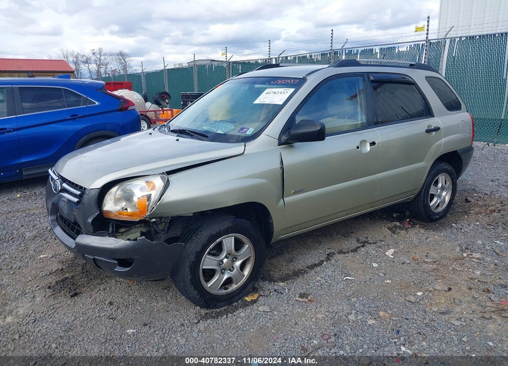2008 KIA SPORTAGE LX VIN: KNDJE724087471289
