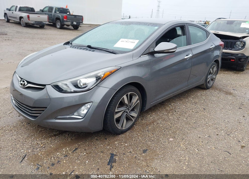 2014 HYUNDAI ELANTRA LIMITED VIN: 5NPDH4AE1EH457230