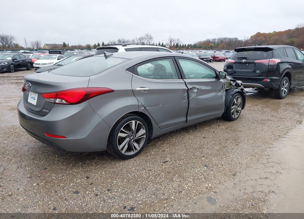 2014 HYUNDAI ELANTRA LIMITED VIN: 5NPDH4AE1EH457230