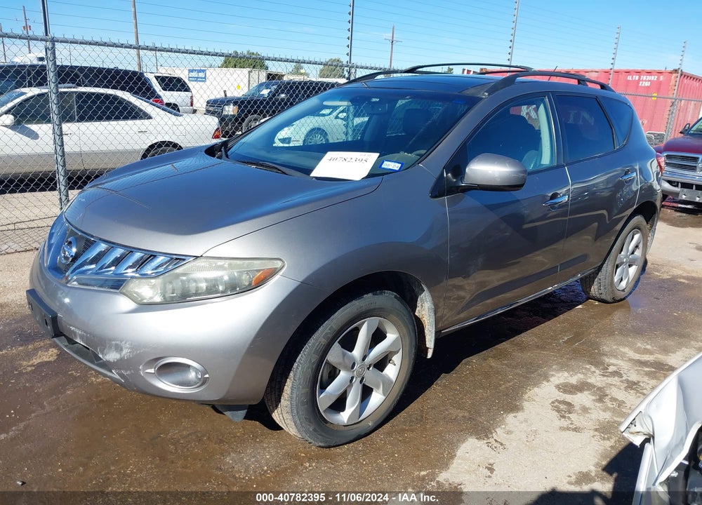 2009 NISSAN MURANO SL VIN: JN8AZ18U59W105865