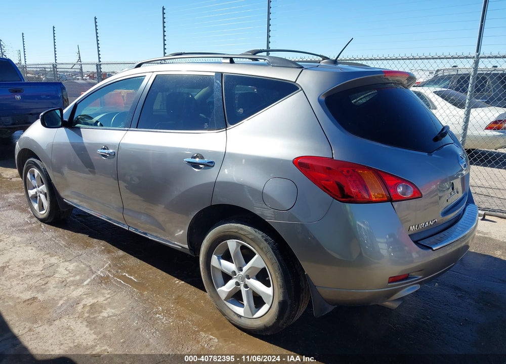 2009 NISSAN MURANO SL VIN: JN8AZ18U59W105865