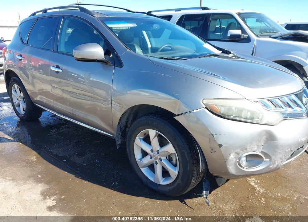 2009 NISSAN MURANO SL VIN: JN8AZ18U59W105865