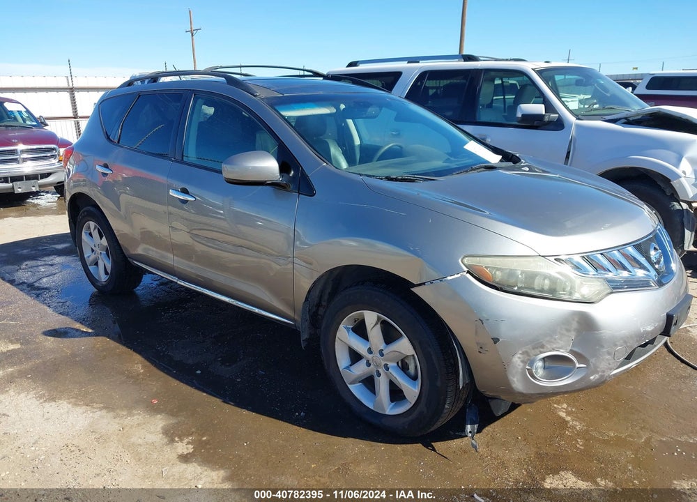 2009 NISSAN MURANO SL VIN: JN8AZ18U59W105865