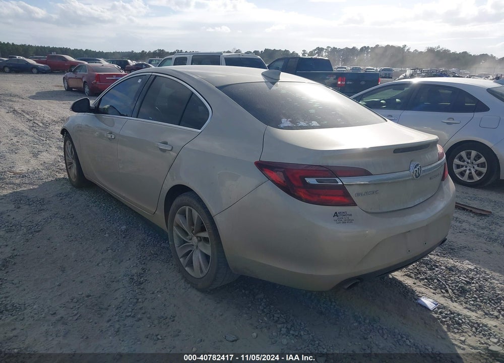 2016 BUICK REGAL TURBO VIN: 2G4GK5EX8G9194137