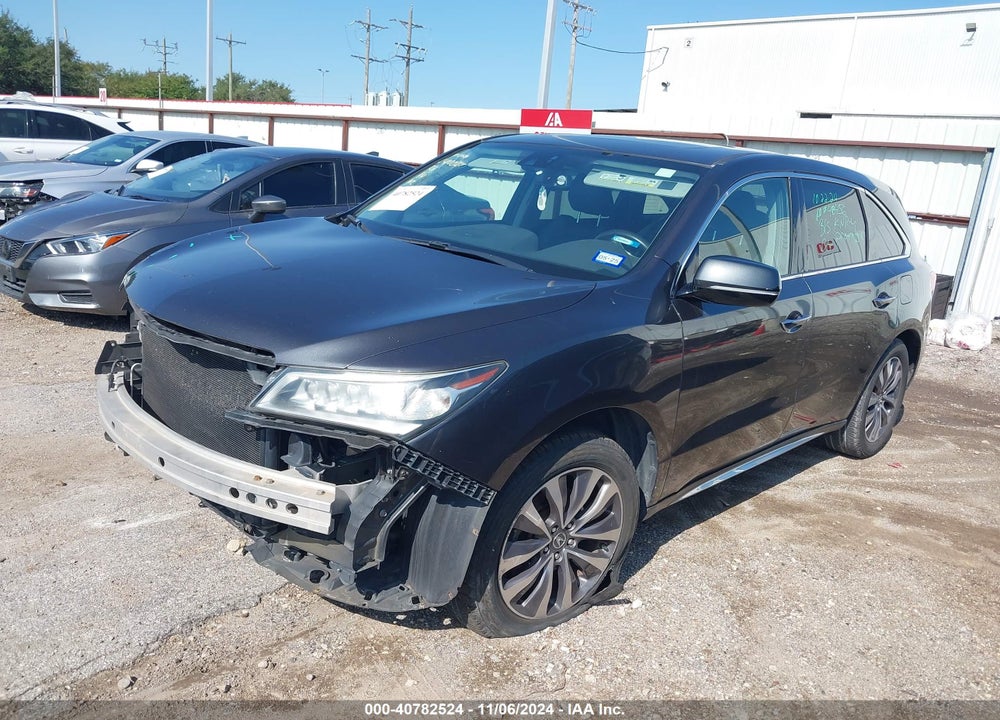 2014 ACURA MDX TECHNOLOGY PACKAGE VIN: 5FRYD3H42EB017471