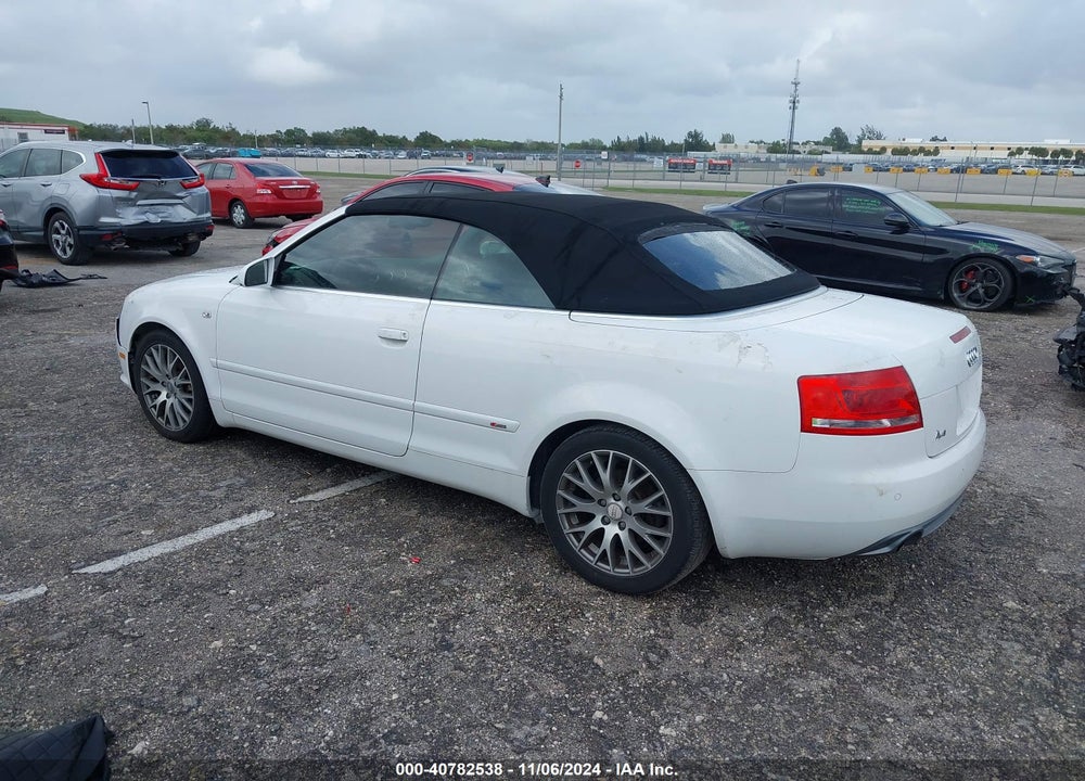 2009 AUDI A4 2.0T/2.0T SPECIAL EDITION VIN: WAUDF48H19K006034