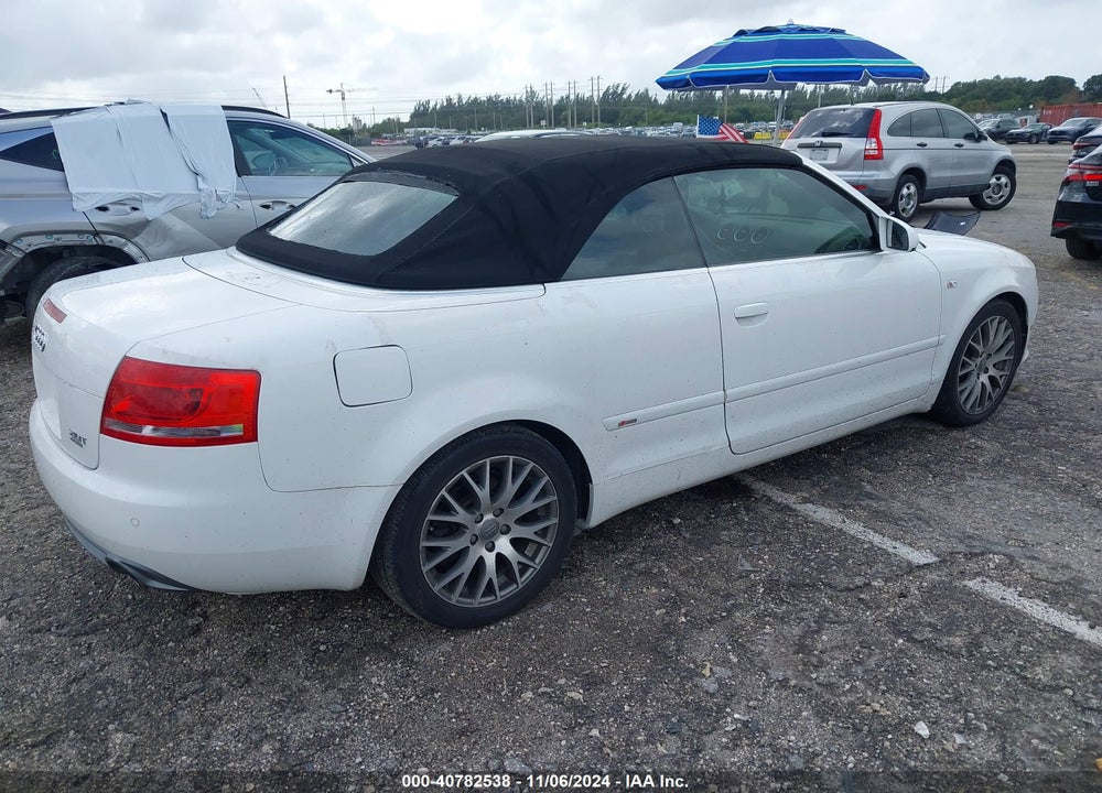 2009 AUDI A4 2.0T/2.0T SPECIAL EDITION VIN: WAUDF48H19K006034
