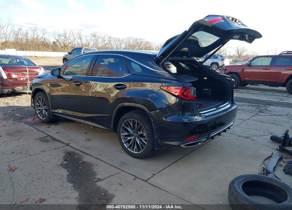 2022 LEXUS RX 350 F SPORT HANDLING VIN: 2T2YZMDA2NC340701