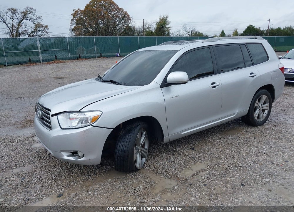 2008 TOYOTA HIGHLANDER SPORT VIN: JTEDS43A082049198
