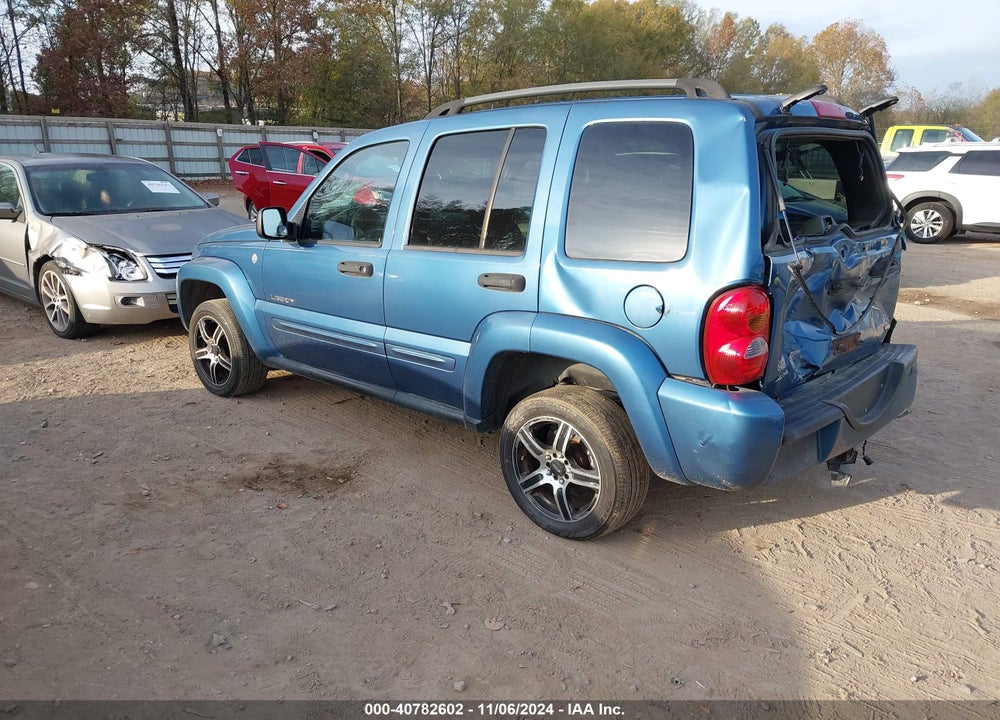 2004 JEEP LIBERTY LIMITED EDITION VIN: 1J4GL58K04W167593