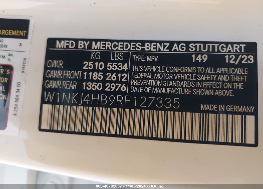 2024 MERCEDES-BENZ GLC 300 4MATIC COUPE VIN: W1NKJ4HB9RF127335