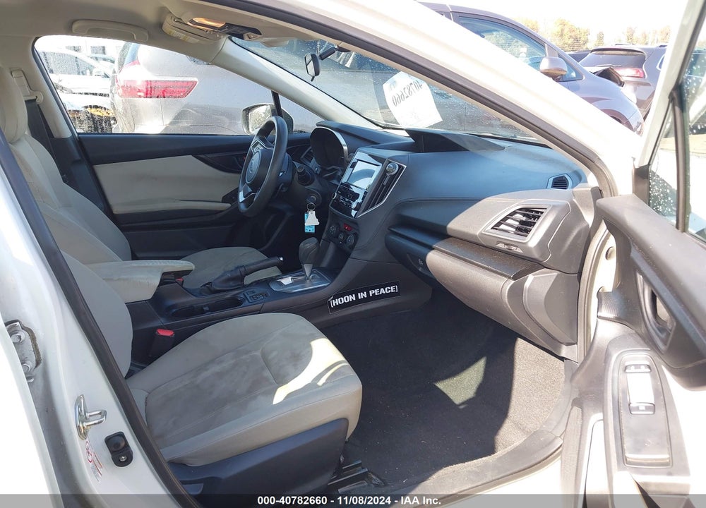 2018 SUBARU IMPREZA 2.0I PREMIUM VIN: 4S3GKAD64J3615941