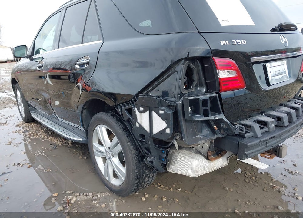 2013 MERCEDES-BENZ ML 350 4MATIC VIN: 4JGDA5HB0DA186152