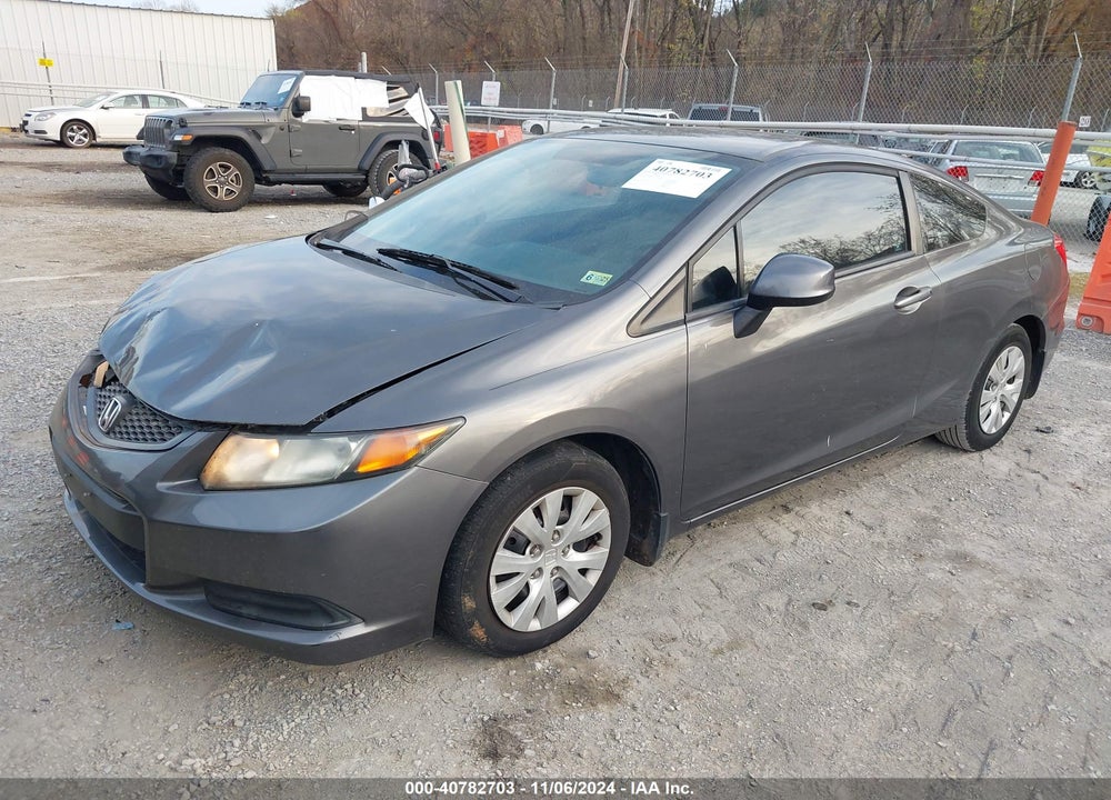 2012 HONDA CIVIC LX VIN: 2HGFG3B52CH552360