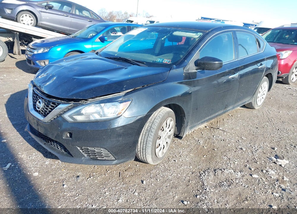 2017 NISSAN SENTRA SV VIN: 3N1AB7AP0HY344127