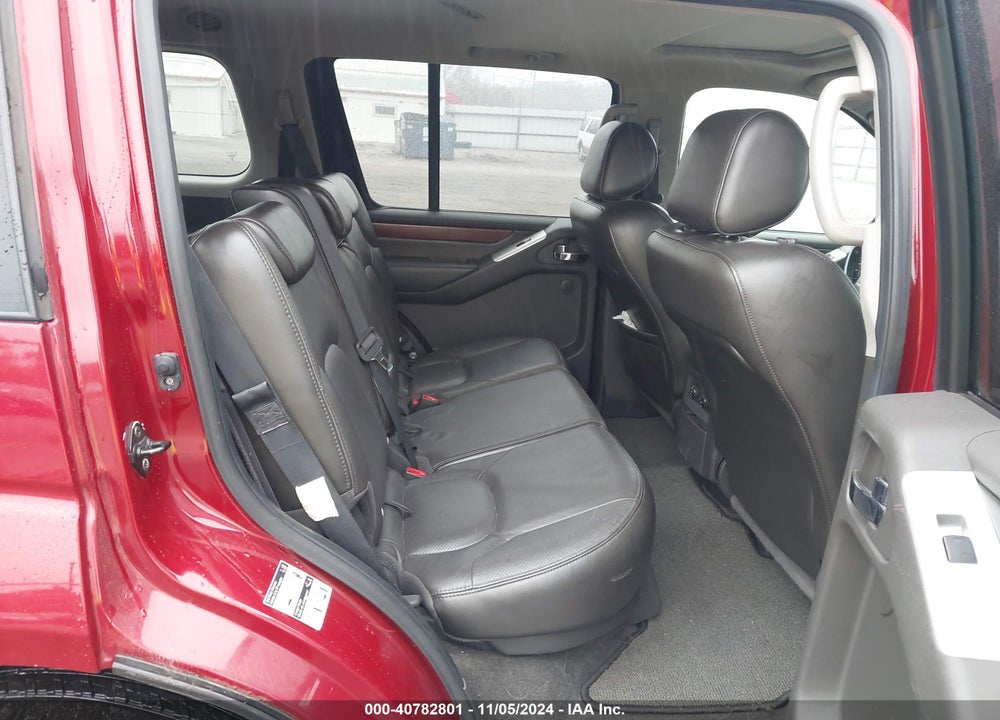 2008 NISSAN PATHFINDER LE V8 VIN: 5N1BR18B88C603035