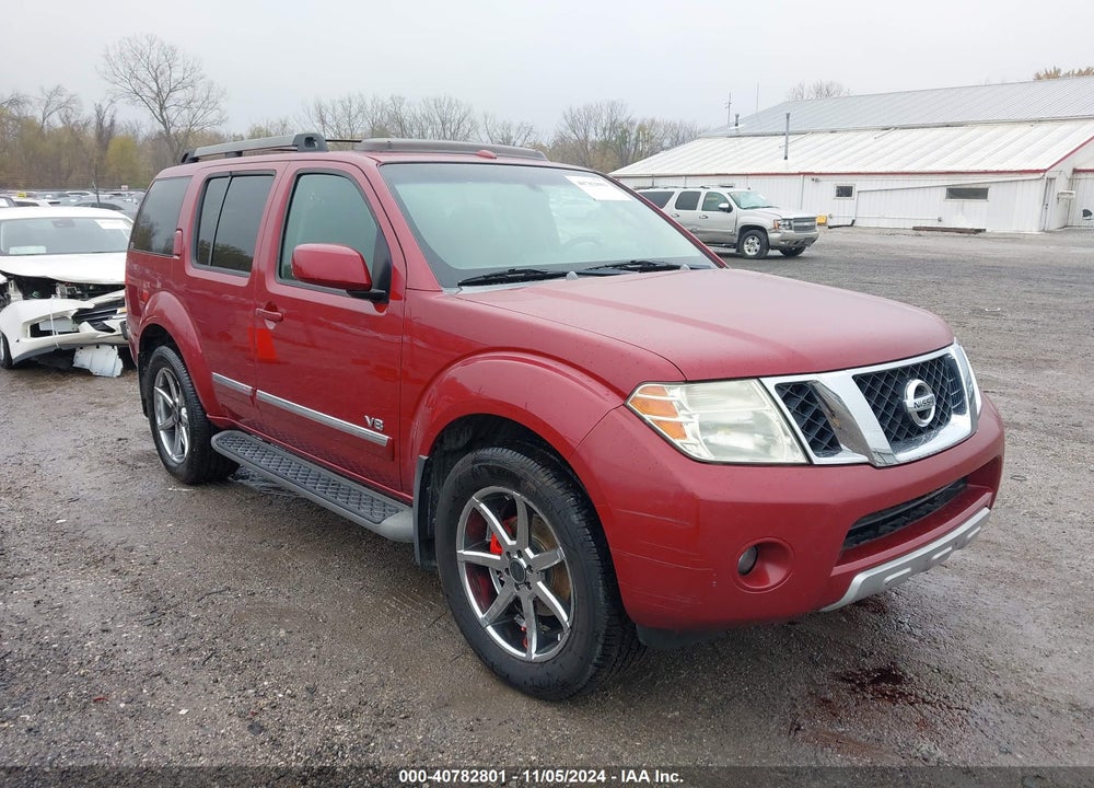 2008 NISSAN PATHFINDER LE V8 VIN: 5N1BR18B88C603035
